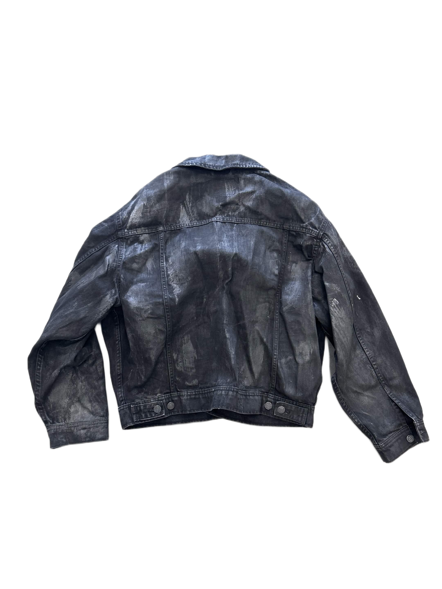 oscorp glossy jeans jacket