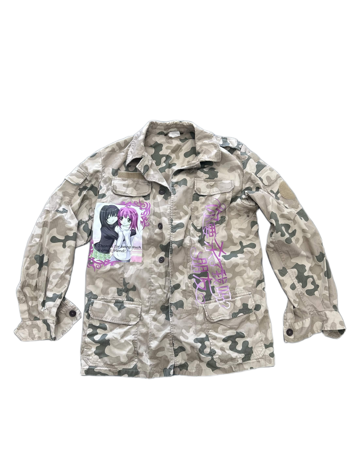 total fucking psycho web shooters military jacket