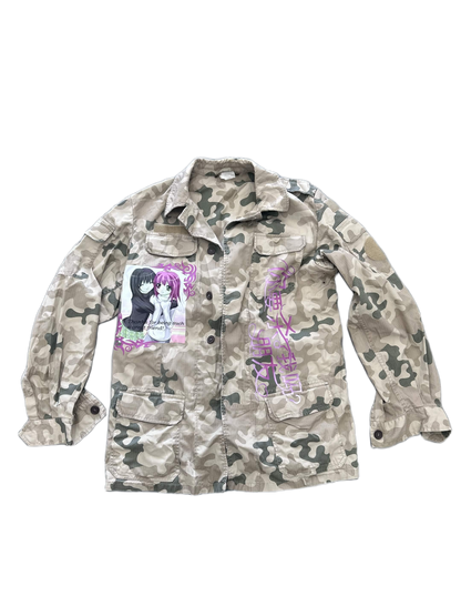 total fucking psycho web shooters military jacket