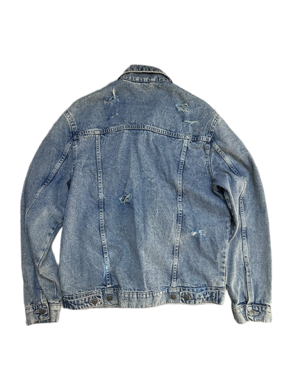 distressed jeans jacket