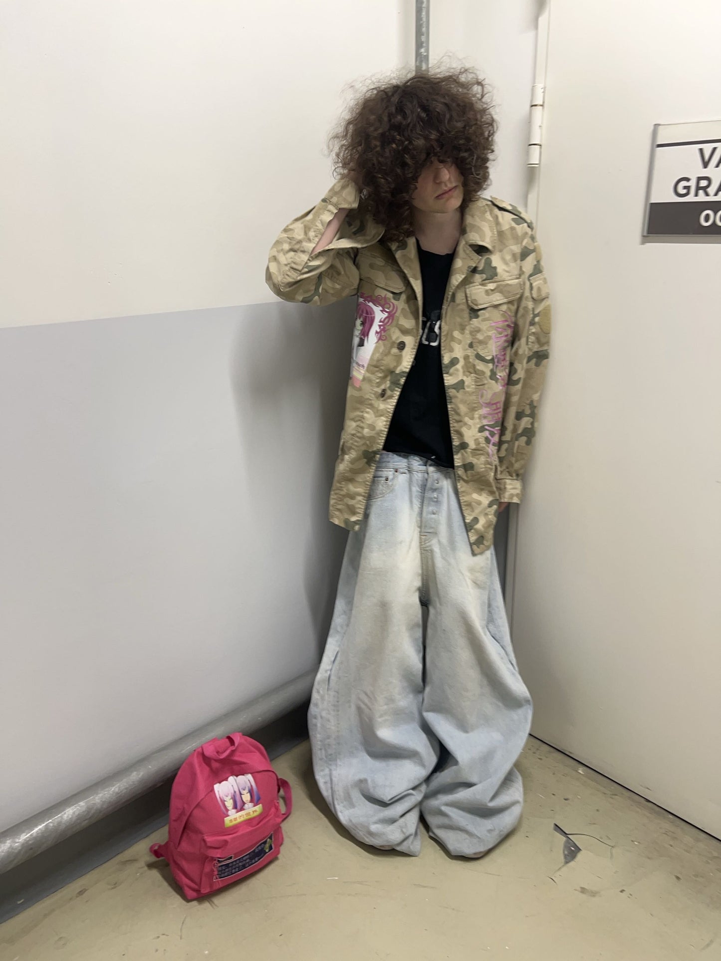 total fucking psycho web shooters military jacket