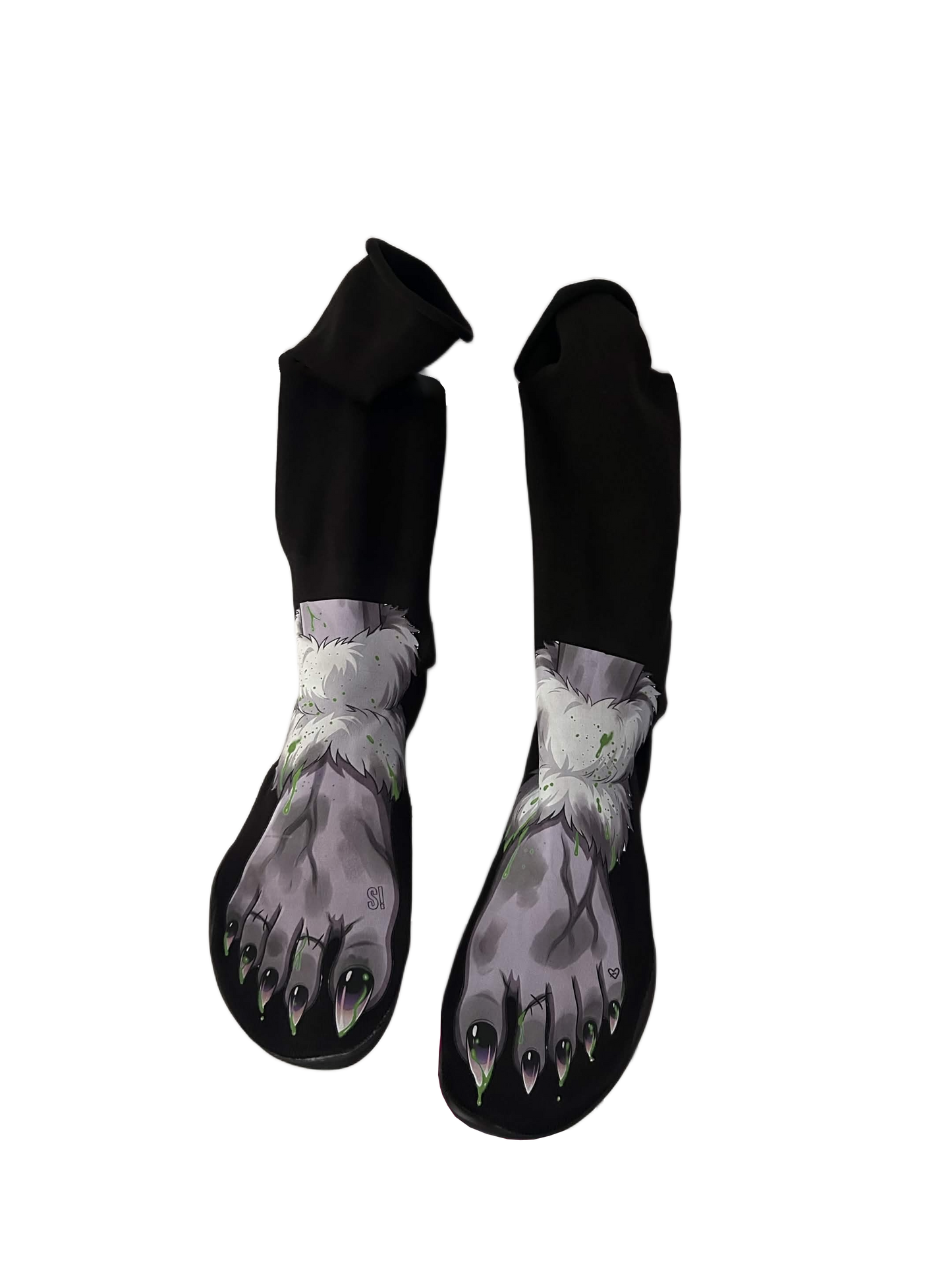 yzy pods x misscstms ugly feet custom
