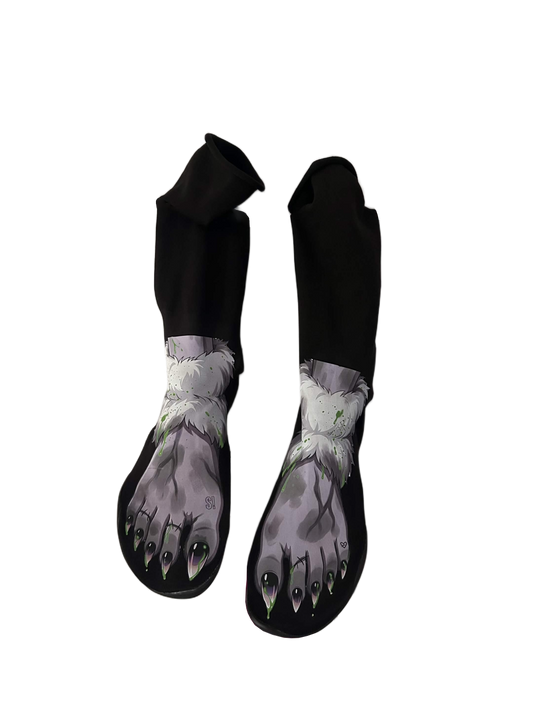 yzy pods x misscstms ugly feet custom